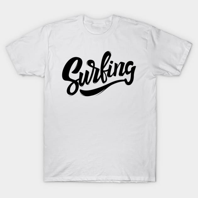 Surfing T-Shirt by Goodprints